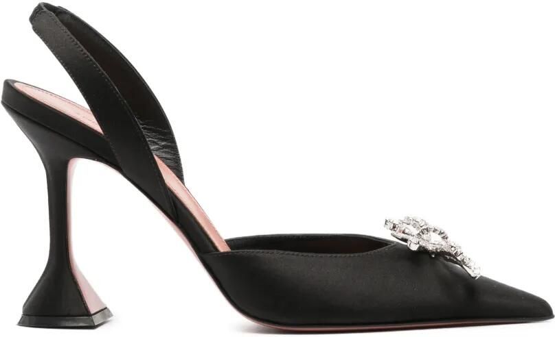Amina Muaddi Rosie crystal-embellished pumps Zwart
