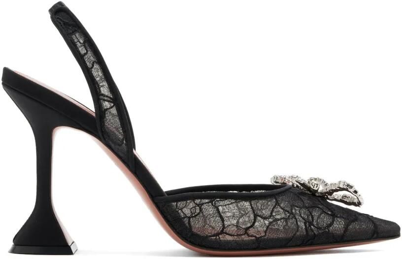Amina Muaddi Rosie pumps Zwart