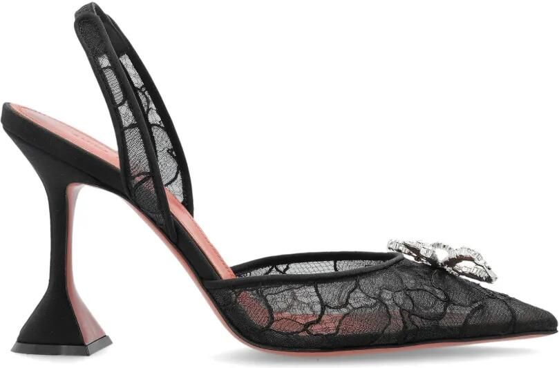 Amina Muaddi Rosie slingback pumps Zwart
