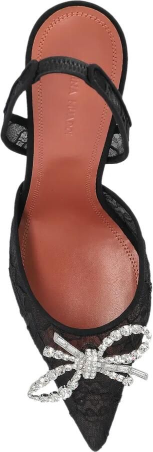 Amina Muaddi Rosie slingback pumps Zwart - Foto 5
