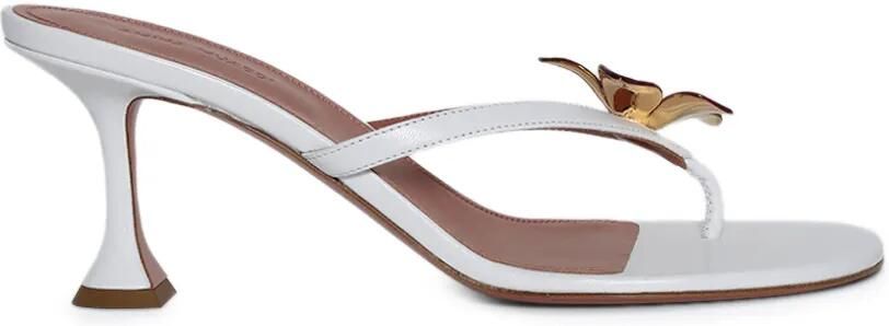 Amina Muaddi Vittoria 45 sandalen Wit