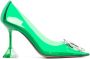 Amina Muaddi Begum glazen pumps Groen - Thumbnail 1