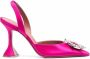 Amina Muaddi 70 mm Begum slingback pumps Roze - Thumbnail 1