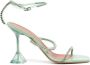 Amina Muaddi Gilda sandalen verfraaid met kristallen Groen - Thumbnail 1
