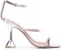 Amina Muaddi 110 mm Gilda sandalen met kristallen Wit - Thumbnail 1