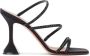 Amina Muaddi 100mm Naima sandalen verfraaid met kristallen Zwart - Thumbnail 1