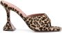 Amina Muaddi Sandalen met luipaardprint Beige - Thumbnail 1