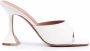 Amina Muaddi Slip-on sandalen Wit - Thumbnail 1