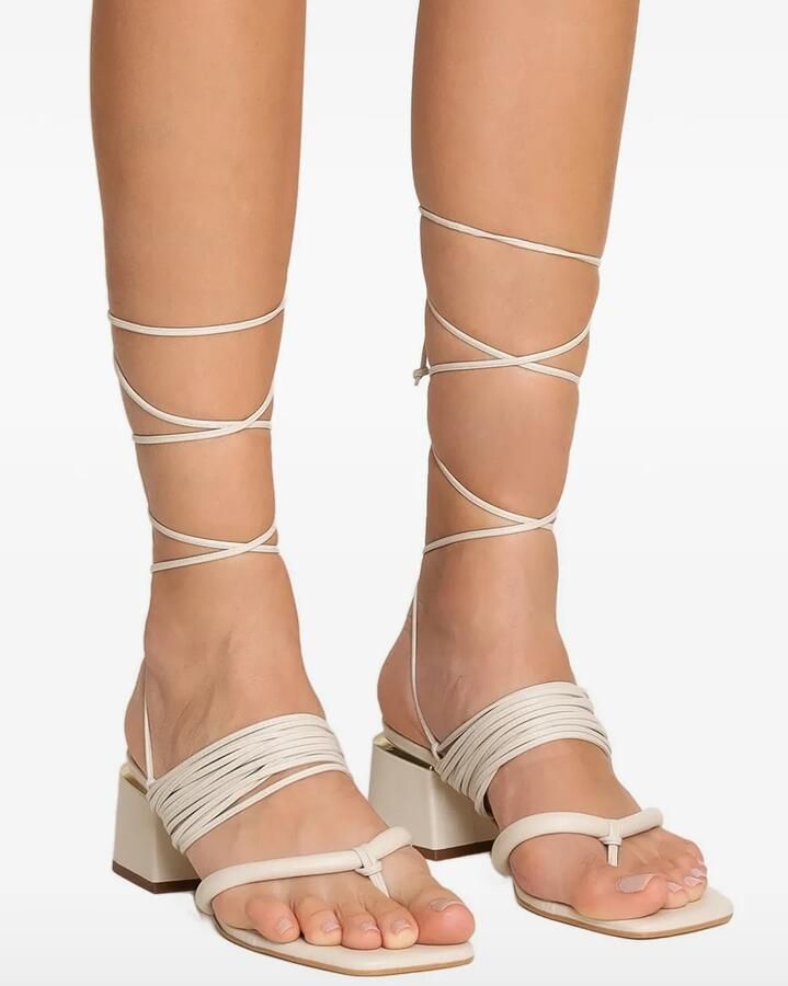 Amir Slama Sandalen met bandjes Wit - Foto 2