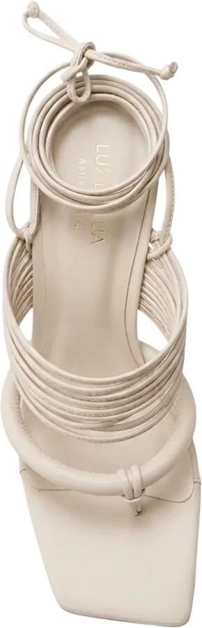 Amir Slama Sandalen met striksluiting Beige - Foto 4