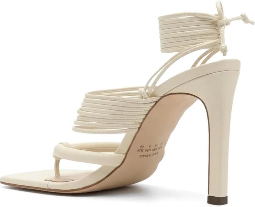 Amir Slama Sandalen met striksluiting Beige - Foto 2
