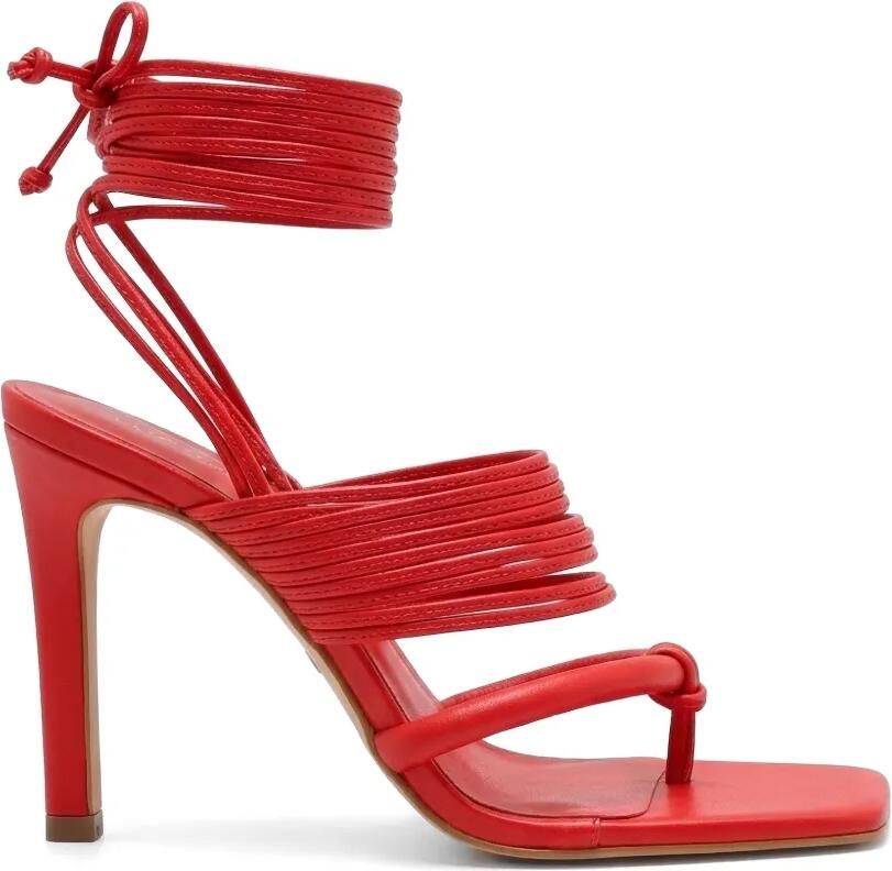 Amir Slama Sandalen met striksluiting Rood