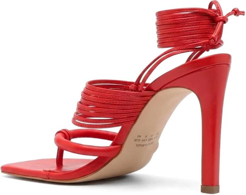 Amir Slama Sandalen met striksluiting Rood - Foto 3