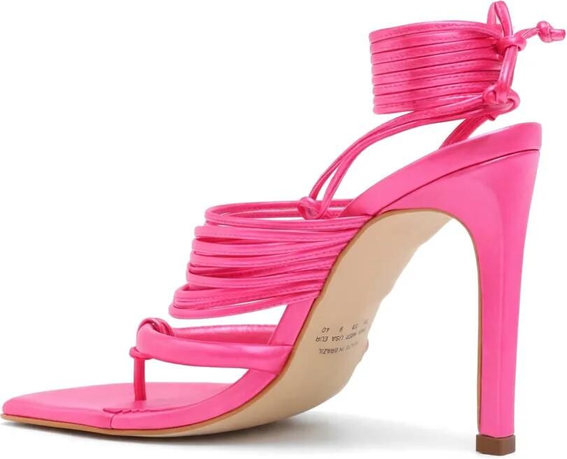 Amir Slama Sandalen met striksluiting Roze - Foto 2