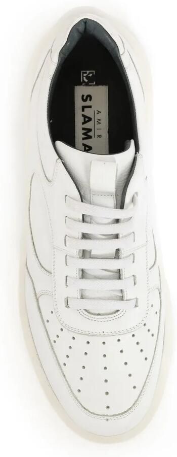 Amir Slama Sneakers met geperforeerd detail Wit - Foto 4