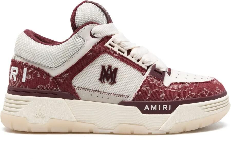 AMIRI Bandana denim sneakers Beige