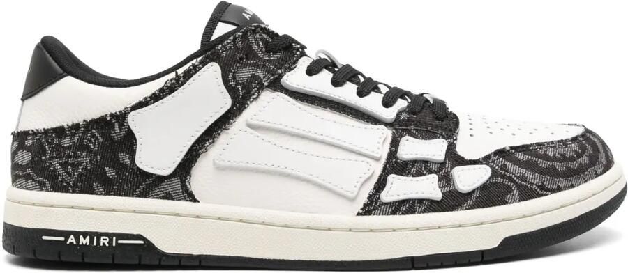 AMIRI Bandana denim sneakers Zwart