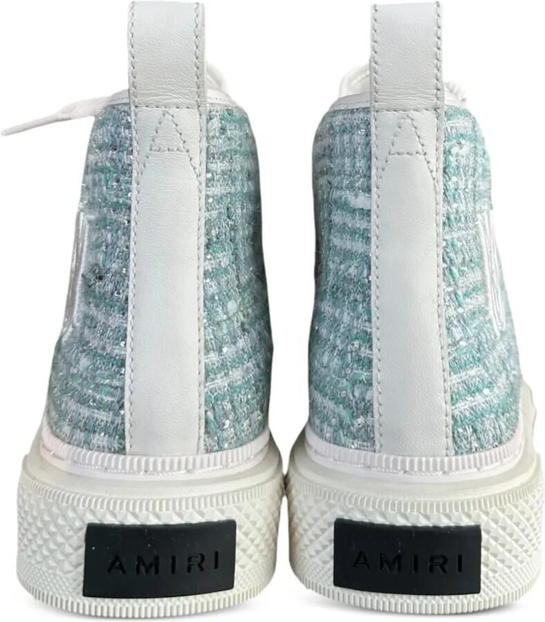 AMIRI Bouclé Court sneakers verfraaid met kristallen Blauw - Foto 2
