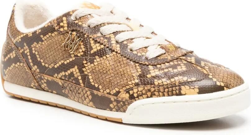 AMIRI Coastline sneakers met python-effect Bruin - Foto 2