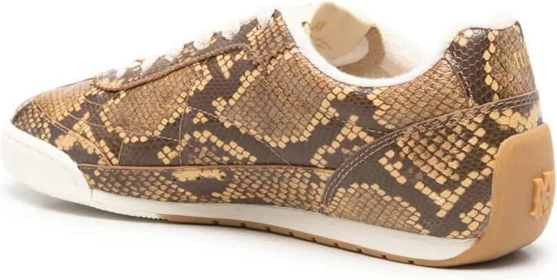 AMIRI Coastline sneakers met python-effect Bruin - Foto 3