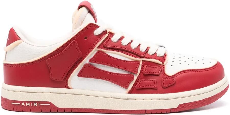 AMIRI Collegiate Skel sneakers met panelen Rood