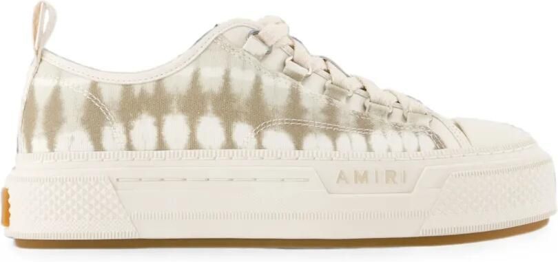 AMIRI Court sneakers met tie-dye print Beige