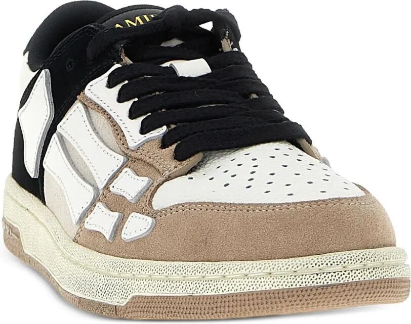 AMIRI Distressed Skel leren sneakers Beige - Foto 3