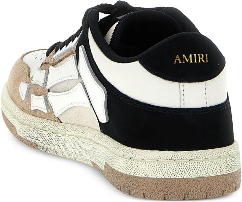 AMIRI Distressed Skel leren sneakers Beige - Foto 2