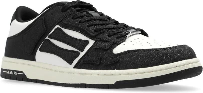 AMIRI Glanzende Skel Top Low sneakers Zwart - Foto 5
