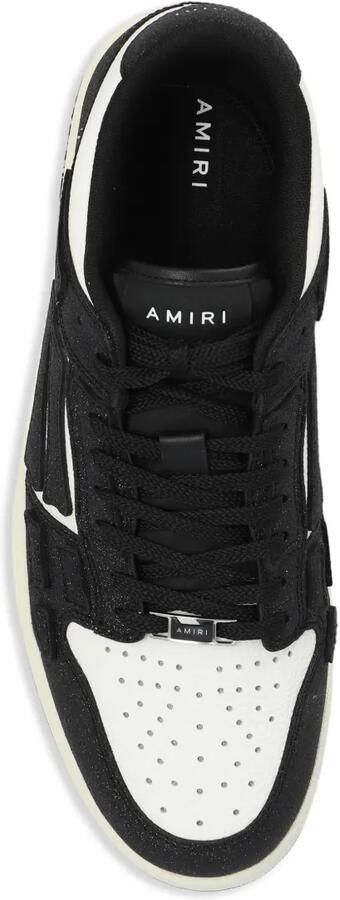 AMIRI Glanzende Skel Top Low sneakers Zwart - Foto 4