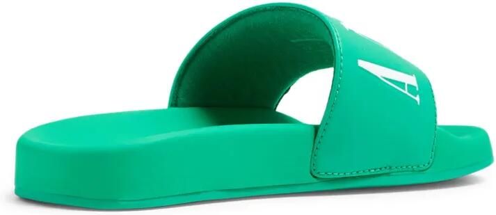 AMIRI KIDS Slippers met logoprint Groen - Foto 3