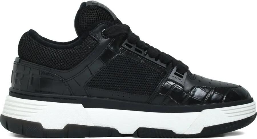 AMIRI MA-1 sneakers met krokodillen-reliëf Zwart - Foto 1