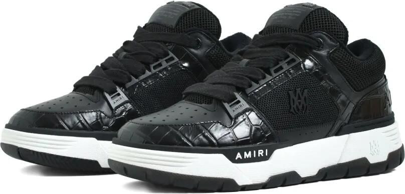 AMIRI MA-1 sneakers met krokodillen-reliëf Zwart - Foto 3
