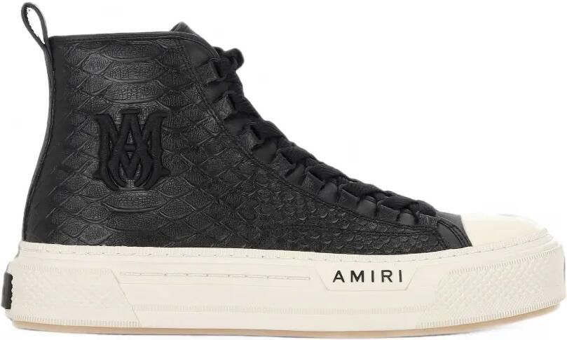 AMIRI MA Court Hi sneakers met python-reliëf Zwart