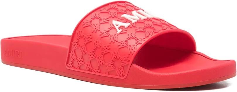 AMIRI MA Quad slippers Rood - Foto 3