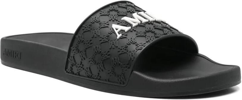 AMIRI MA Quad slippers Zwart