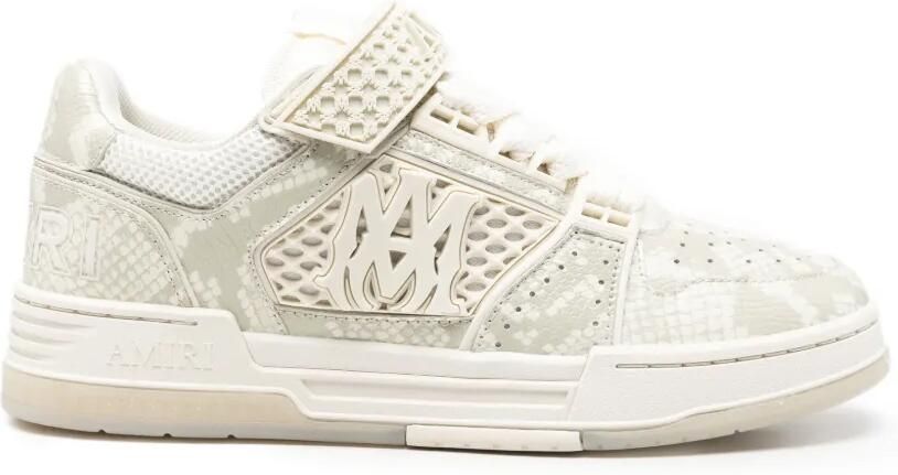 AMIRI MA Skyline sneakers met python-reliëf Beige