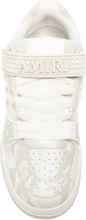 AMIRI MA Skyline sneakers met python-reliëf Beige - Foto 4
