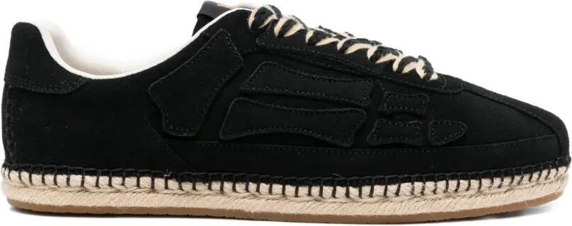 AMIRI Pacific Bones espadrilles Zwart