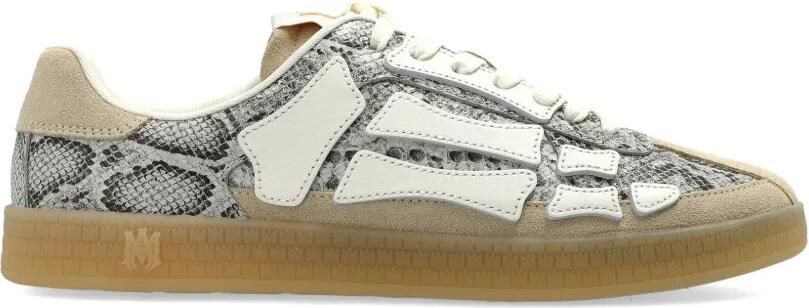AMIRI Pacific Bones sneakers met slang Beige