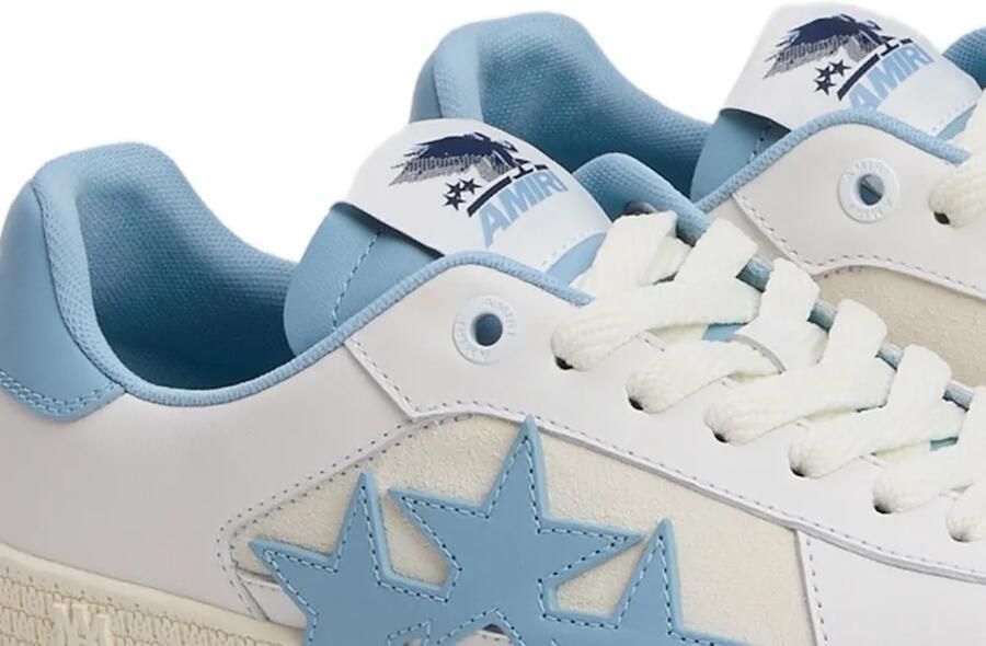 AMIRI Pacific leren sneakers met ster-applicatie Wit - Foto 2