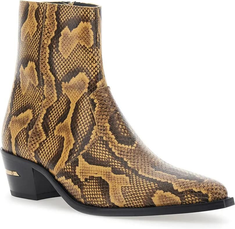 AMIRI Ryder laarzen met python-reliëf Bruin - Foto 3