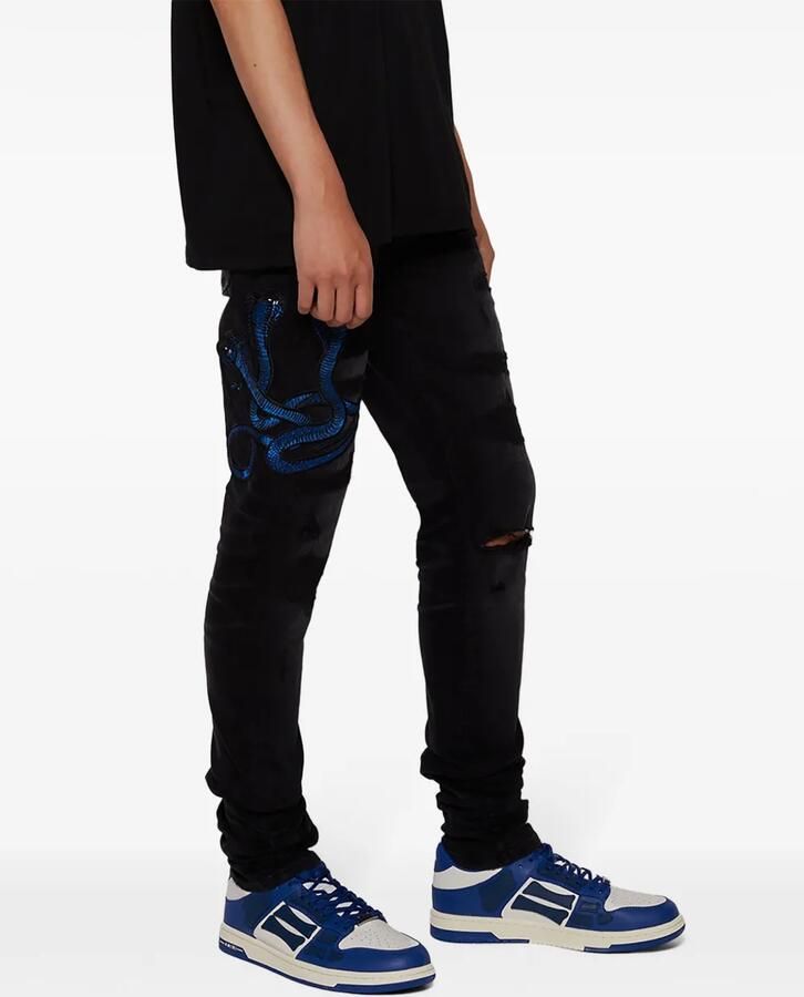 AMIRI Skel low-top sneakers Blauw - Foto 3
