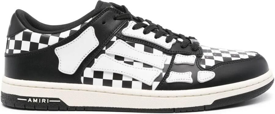 AMIRI Skel Top Low geruite sneakers Zwart