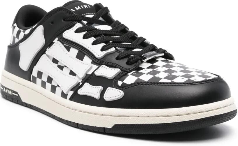 AMIRI Skel Top Low geruite sneakers Zwart - Foto 3