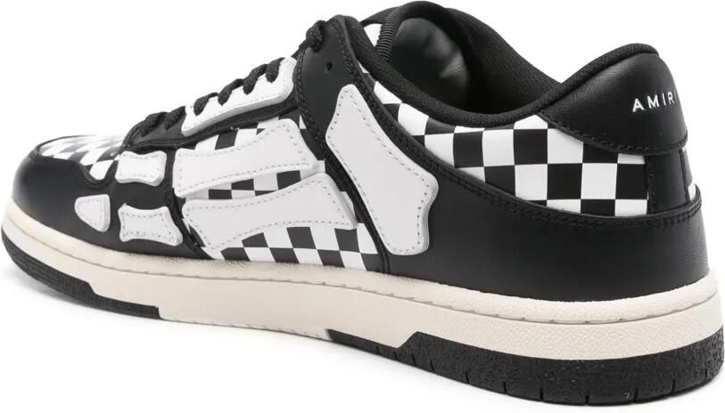 AMIRI Skel Top Low geruite sneakers Zwart - Foto 4