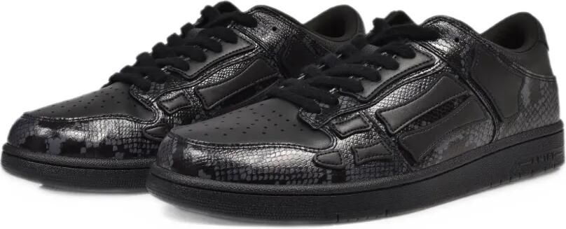 AMIRI Skel top-low python-print leather sneakers Zwart - Foto 4