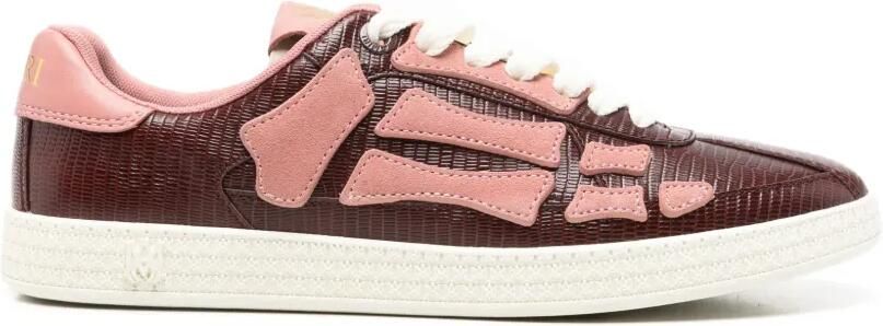 AMIRI Skeltop sneakers met hagedissen-effect Bruin - Foto 4