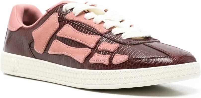 AMIRI Skeltop sneakers met hagedissen-effect Bruin - Foto 2