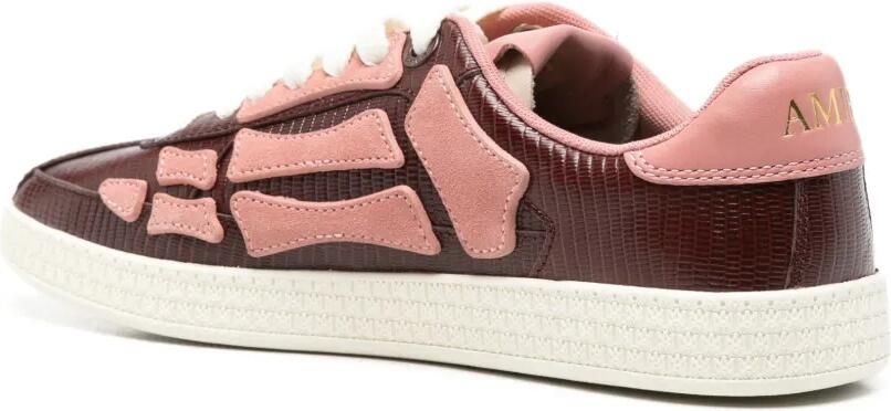AMIRI Skeltop sneakers met hagedissen-effect Bruin - Foto 3